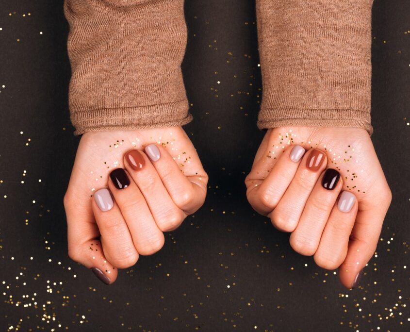 Holiday beautiful manicure